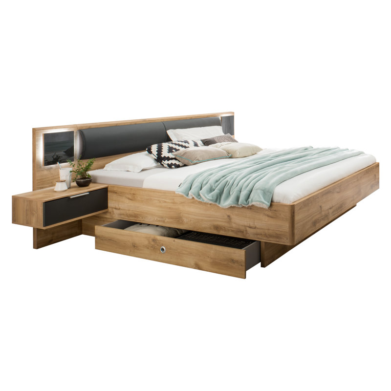 Berngar Underbed Storage Drawers, Plank Oak