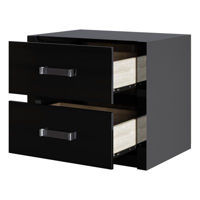 NIGHTSTAND IN BLACK