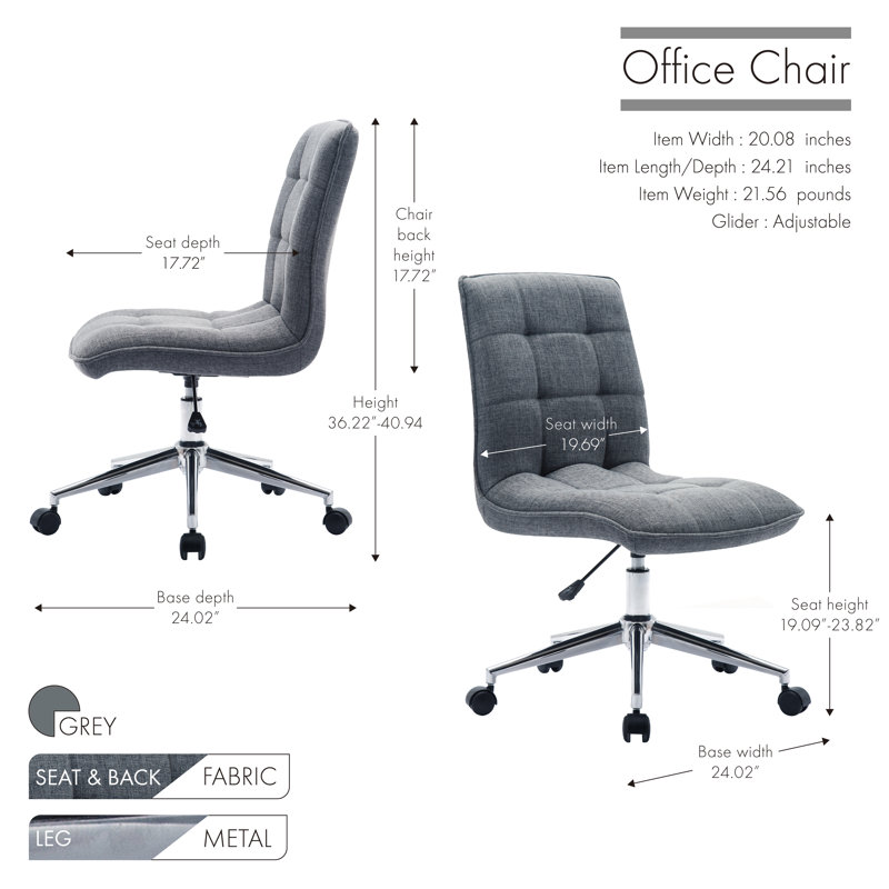 Office Chair, Grey