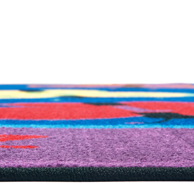 Rectangle Machine Tufted Nylon Rug