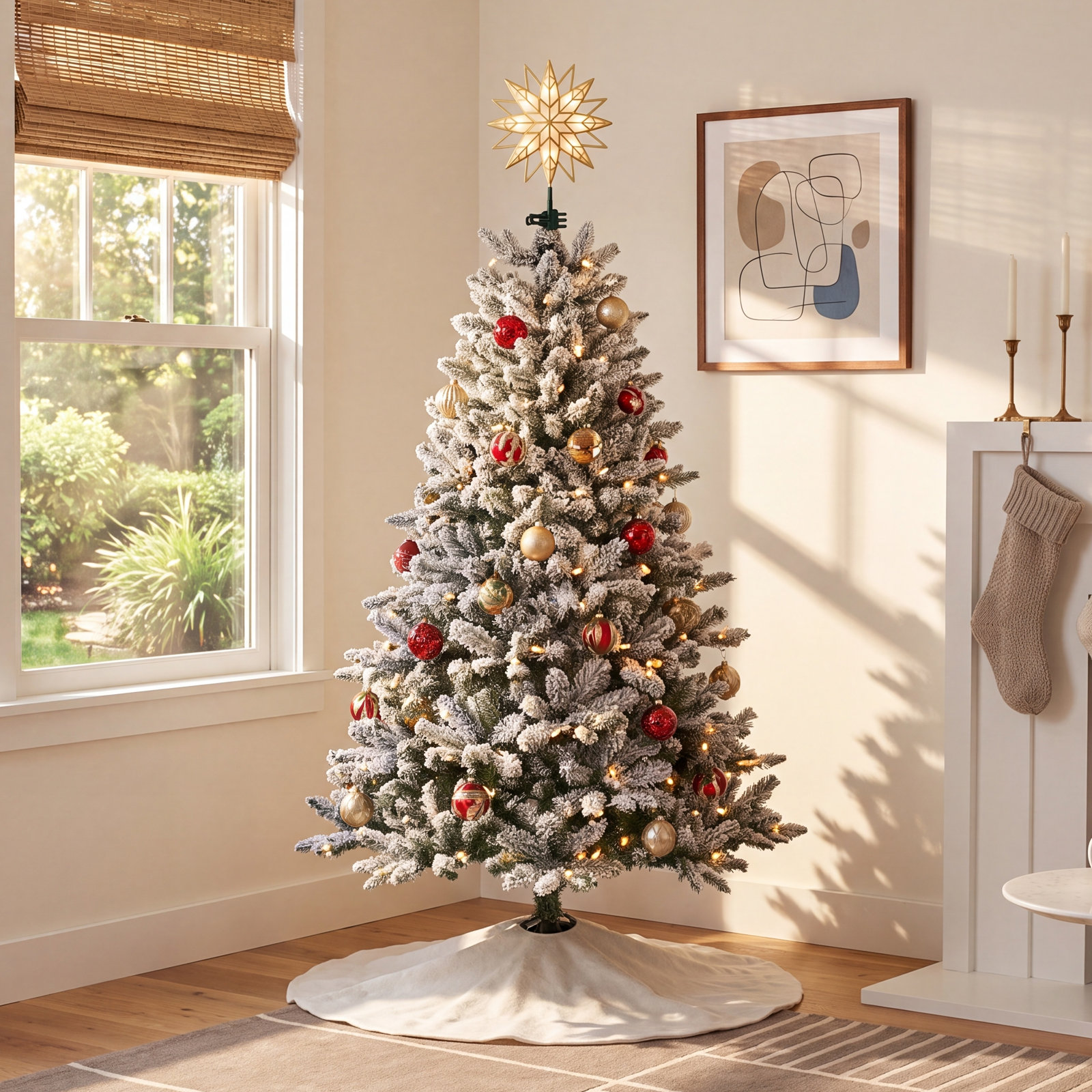 13" Pre-Lit Tree Topper