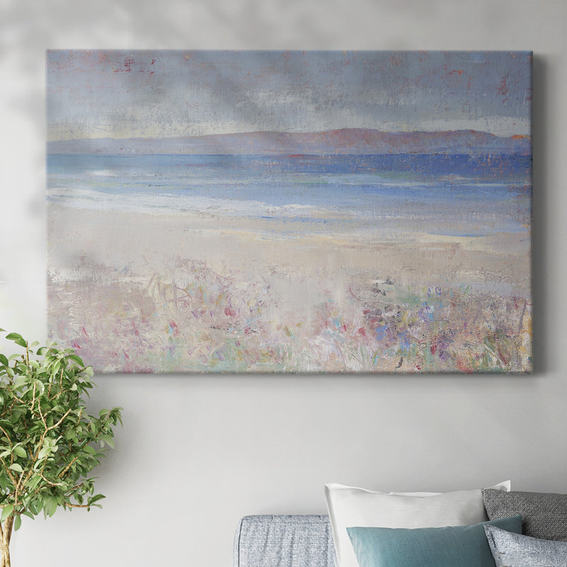 Beach Textures I-Gallery Wrapped Canvas, 8" H x 12" W