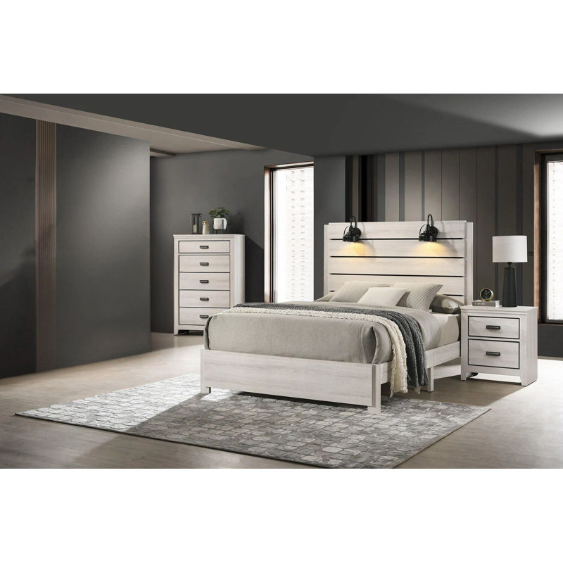 Ensemble de chambre à coucher Eschol Chelsey, Grand