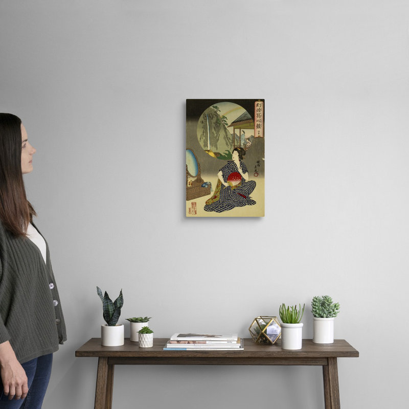 Impression sur toile, Toile tendue, H 18 po x l 12 po x P 1,25 po