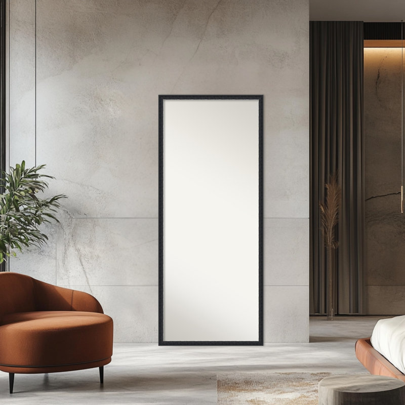 Miroir de plancher pleine longueur Bethany, Noir