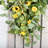 Artificial Farmhouse Greenery Foliage Mini Eucalyptus Berry Spring Summer Front Door Daisy Flower Swag
