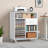 Storage Craft Cart Craft Table Compatible with Cricut Machine, Rolling Craft Organizer