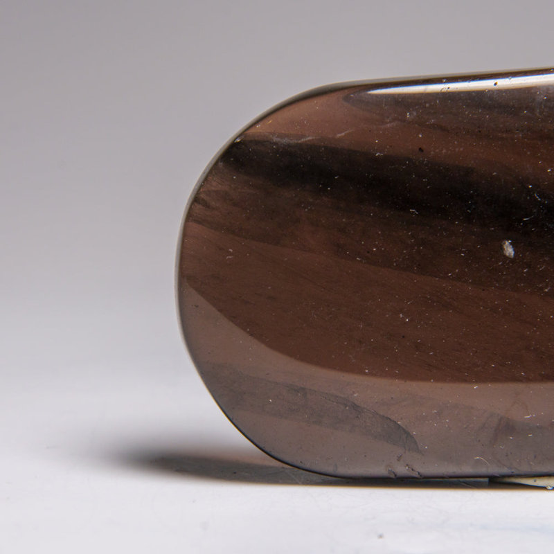 Genuine Polished Gem Transparent Obsidian (Large) Palm Crystal