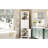 Triangle Tall Cabinet In White, Featuring 3 Drawers And Adjustable Shelves, Board, - Dumping Feature For Home-959508052