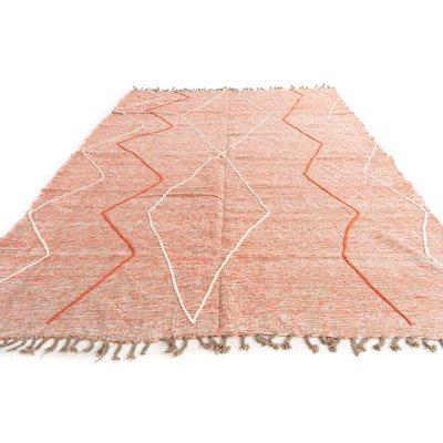 Tapis orange Kalmanovitz