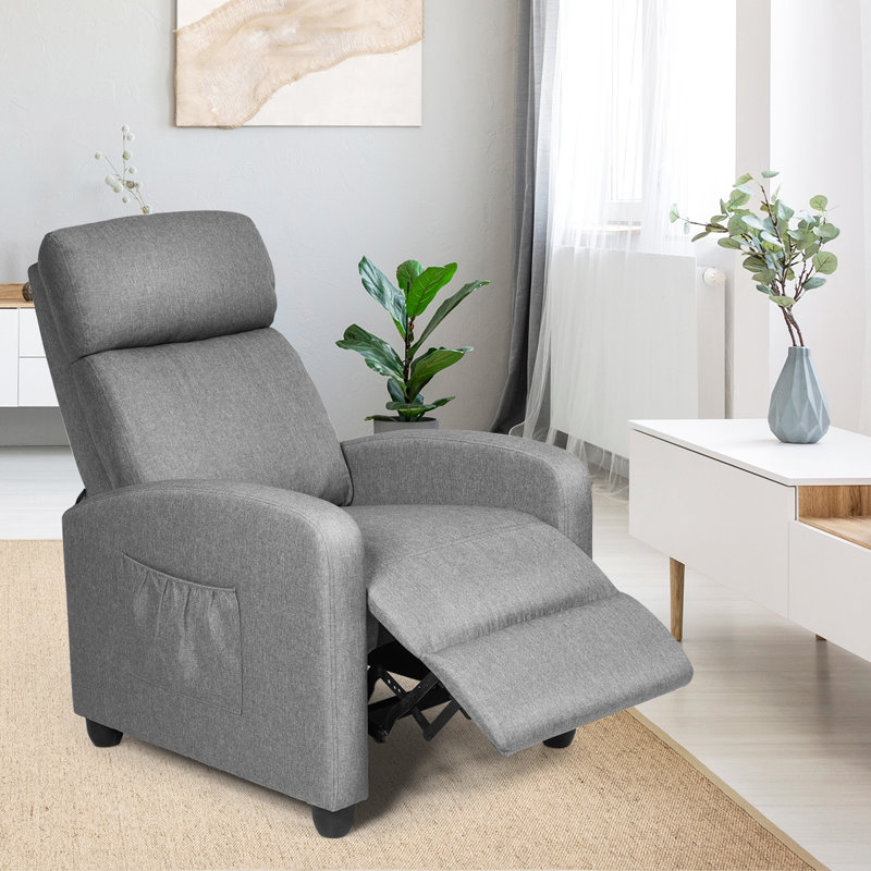 Forgue 68cm Wide Standard Recliner, Grey