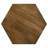 Athena Natural Hexagonal Top Coffee Table