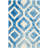 Bryauna Hand Tufted Wool/Cotton Geometric Rug in Ivory/Blue-95312785