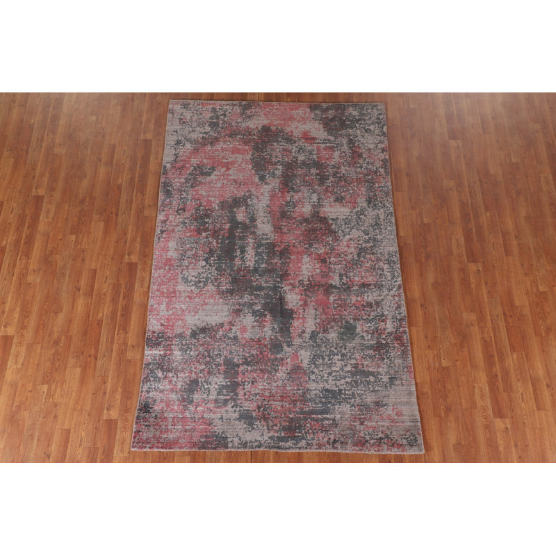 Tapis moderne à motif abstrait All-Over 5 x 8
