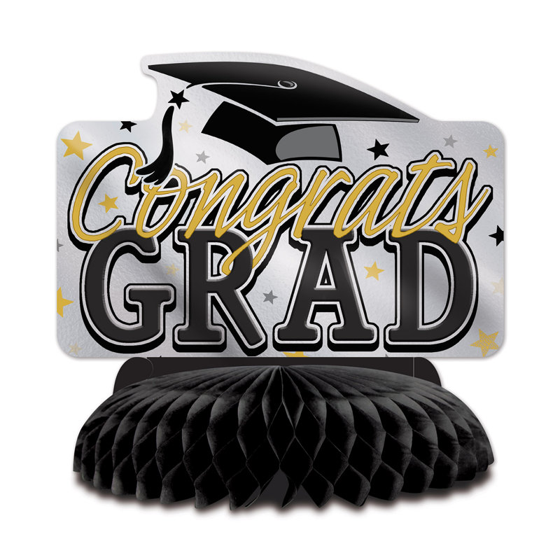 Centre de table Graduation - 8 po - paquet de 12