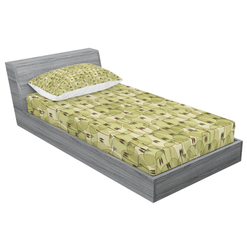 Microfiber Sheet Set, Twin Sheet Set with Fitted Sheet