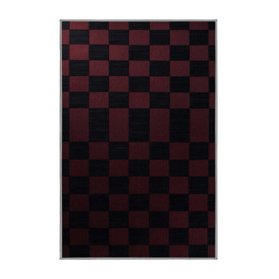 Tapis mauve lavable à la machine