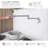 Modern Faucet Stylish Two-Handles Wall Mount with Single Hole Pot Filler-72222607