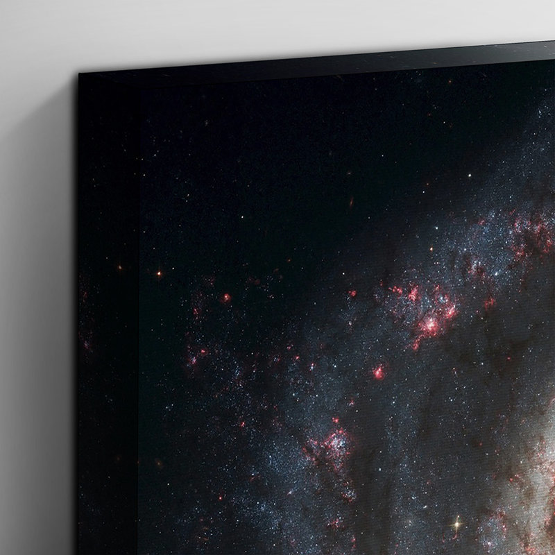 Spiral Galaxy Space - Wrapped Canvas, 50cm H x 76cm W