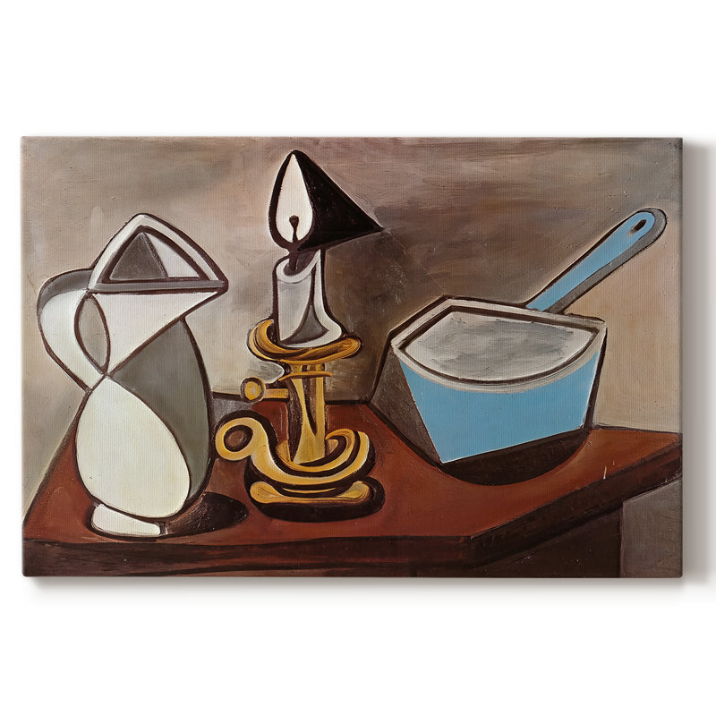 The Enamel Saucepan (La Casserole émaillée)-Pablo Picasso-Gallery Wrapped Canvas-1945, 24x36