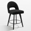 Tabouret de bar et de comptoir pivotant 26 po avec structure en bois massif-797512322-800021082
