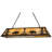 Rustic Lodge 9 - Light Timeless Bronze Pool Table Lights Pendant