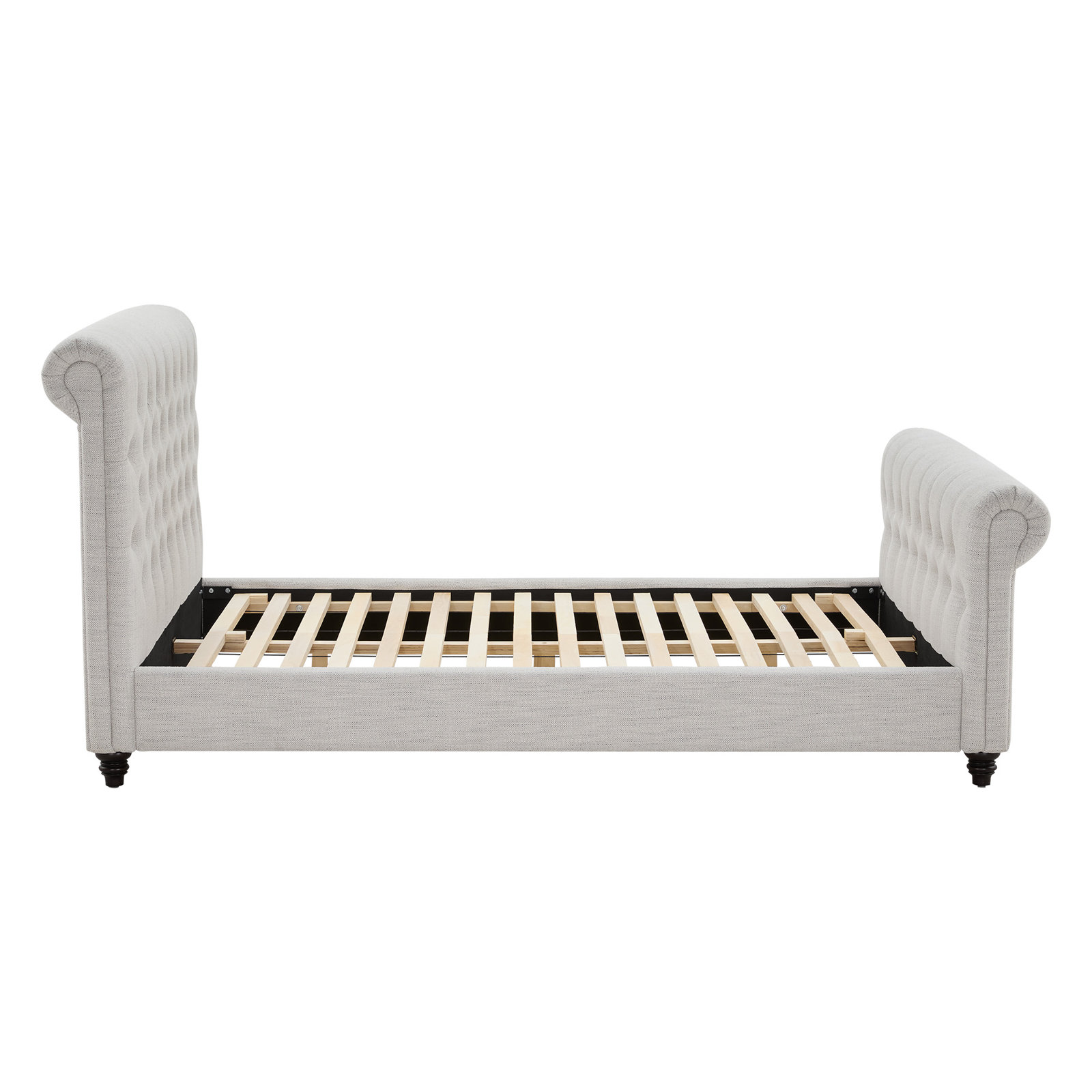 Jennifer Upholstered Sleigh Bed, Queen, Prestige Ivory