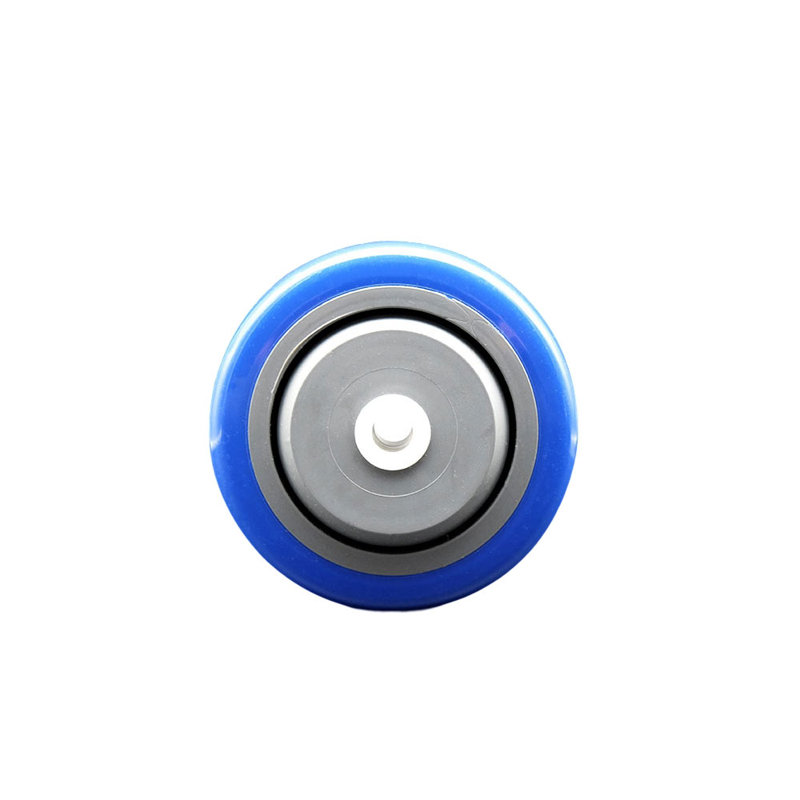 Polyurethane on Polyolefin Casters, Blue