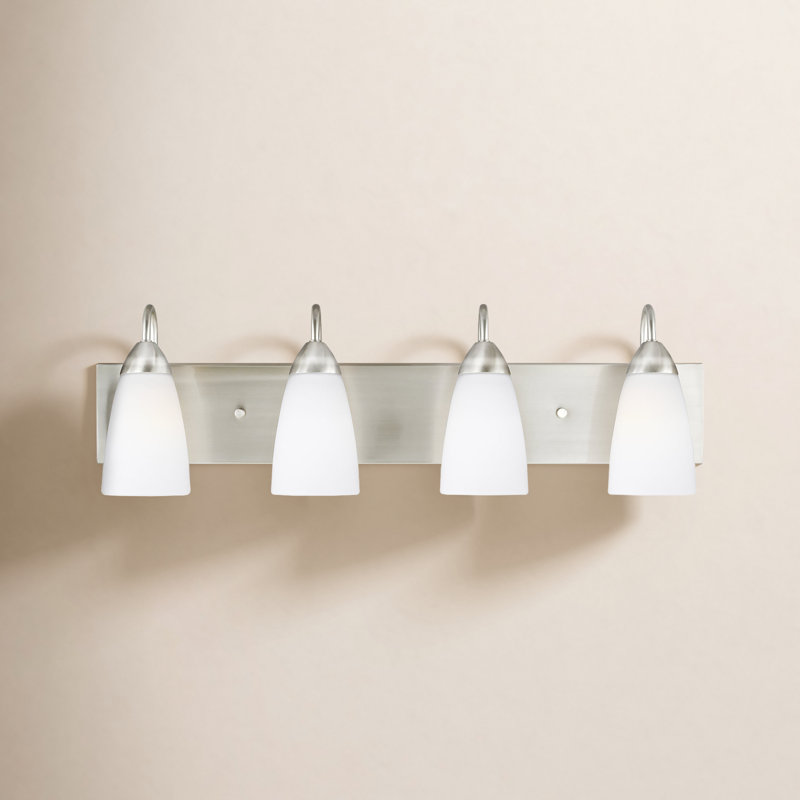 Lumière de meuble-lavabo à intensité variable, Nickel brossé, Non, 4