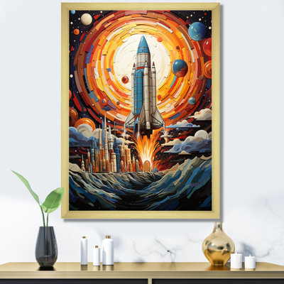 " Moon Space Shuttle Blaze "