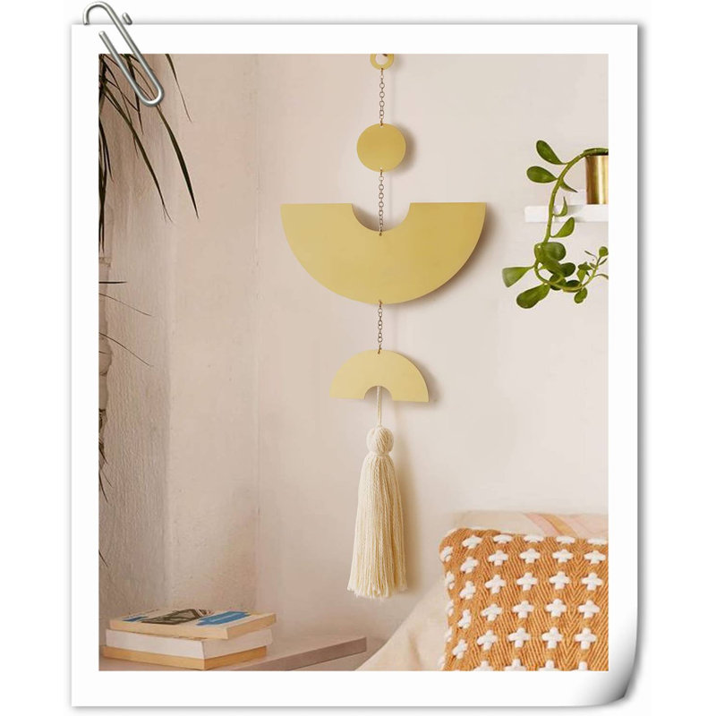 Wall Decor on Metal, Gold