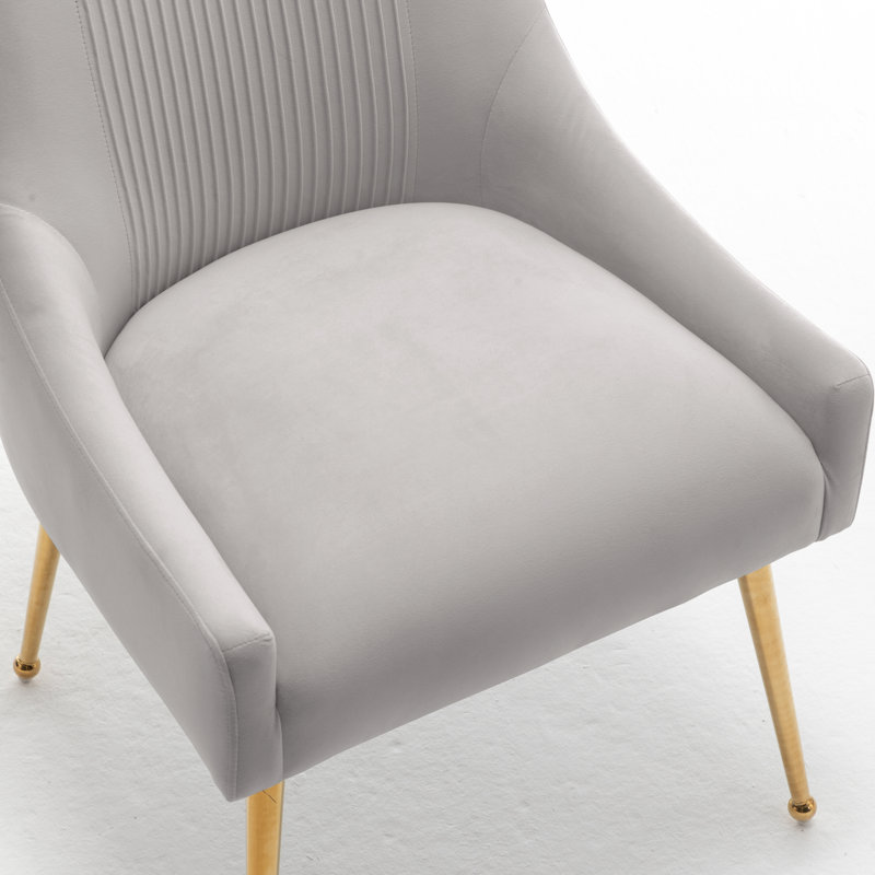 Chaise d'appoint Elian, Gris