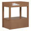 Base de meuble-lavabo simple 29,4 po seulement en brun