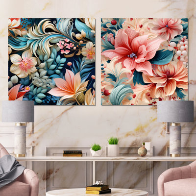 Andreas - Floral Wall Art Living Room Set Of 2