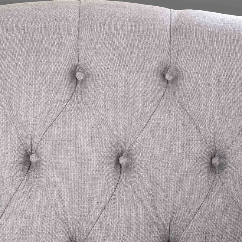 Ensemble de salon 2 pièces Knfield Chesterfield, Gris