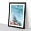 Peach Kissed Clouds - Picture Frame Painting Print-56925017-56925019