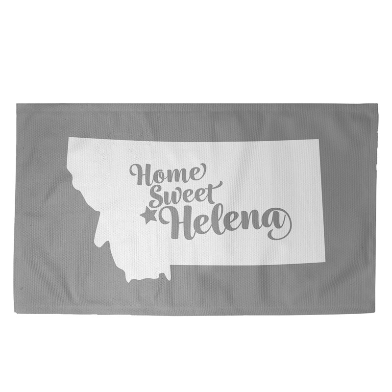 Tapis gris zone montana Helena, Rectangle 5 pi x 7 pi