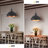 Abrahamson 1 - Light Black Kitchen Island Industrial Large Dome Pendant Light For Dining Room Bedroom Hallway - 17.72" H x 19.69" W-2144088573