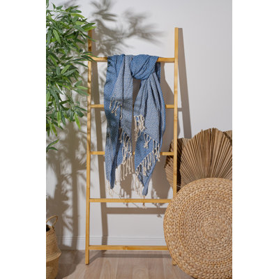 Luxueuse serviette de plage 100% coton Fouta, 39,4 po x 70,9 po | Doux et léger, 7,9 oz / pied carré | Idéal pour la plage, la piscine et le spa | Séchage rapide, entretien facile - lavage délicat à 104 ° F, séchage par culbutage à basse température