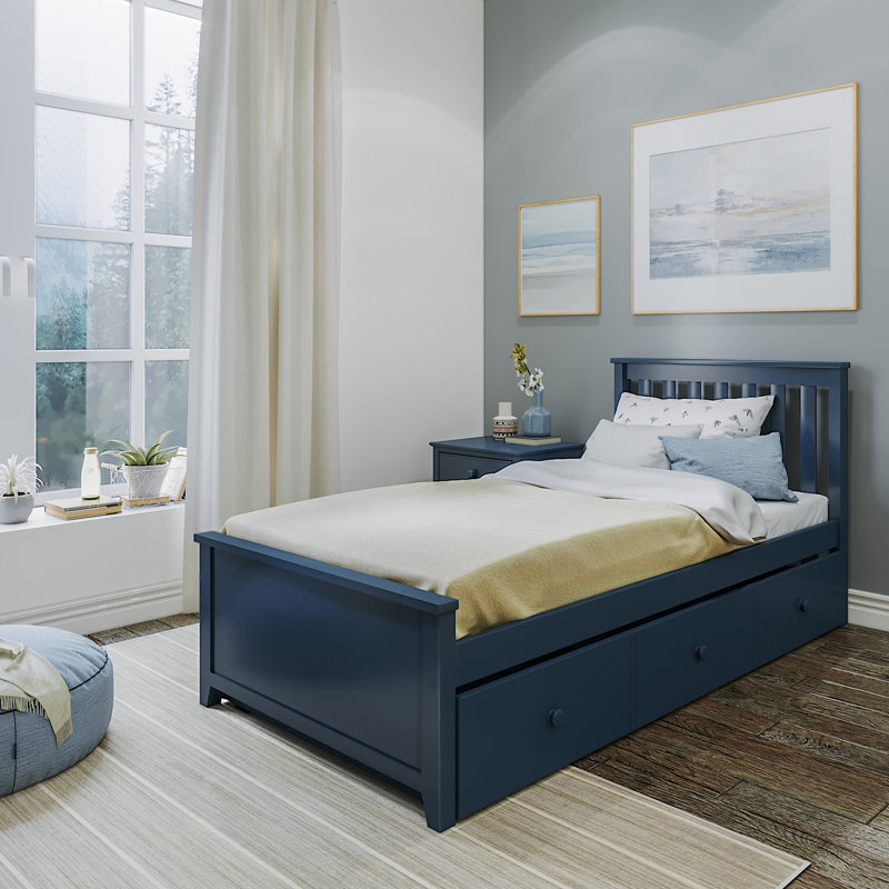 Kids with Trundle, Twin, Blue