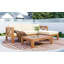 Ensemble de conversation modulaire avec canapé et coussins 5 pièces-775319397