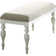 Alantae Linen Upholstered Bench