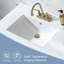 Ensemble de meuble-lavabo simple autoportant moderne 30 po avec plateau en céramique Taziyah-705306203