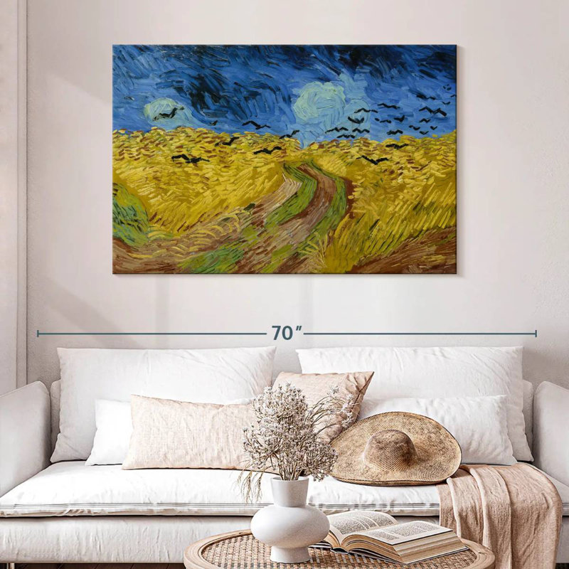Alvord Wheatfield With Crows
