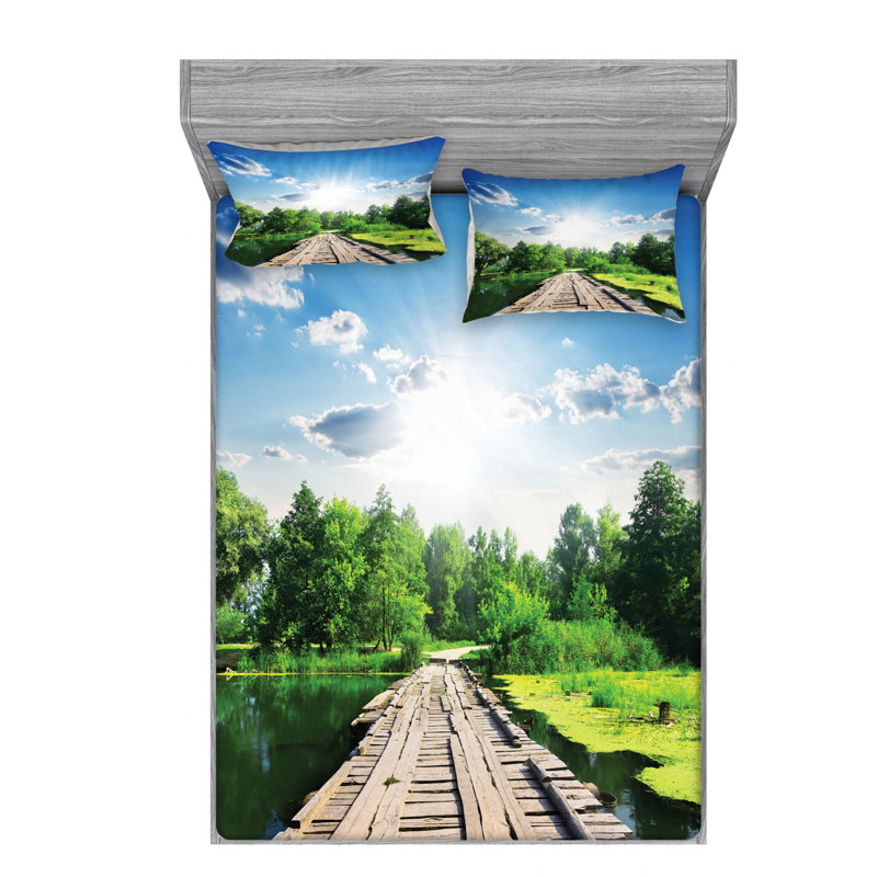 Microfiber Sheet Set, Full Sheet Set with Fitted Sheet