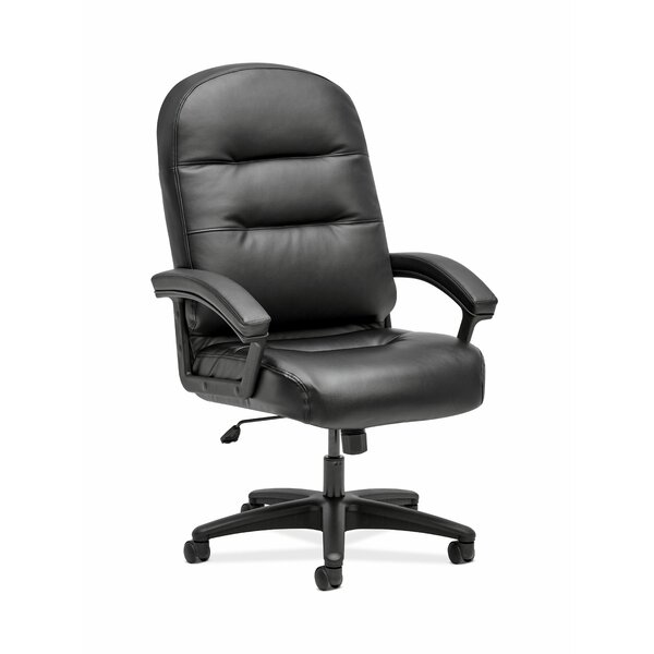 HON Pillow-Soft 2091SR Leather High-Back Executive Office Chair