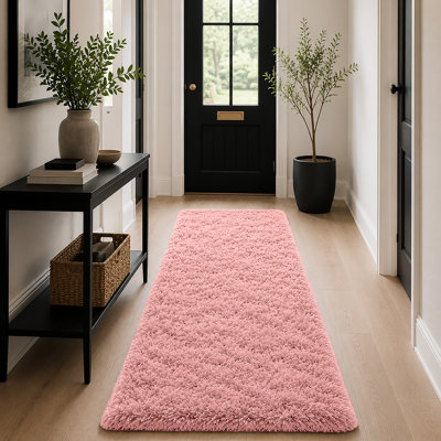 Luxury Plush Shaggy Area Rug & Runner, Soft Deep-Pile Non-Slip Living Room Carpet