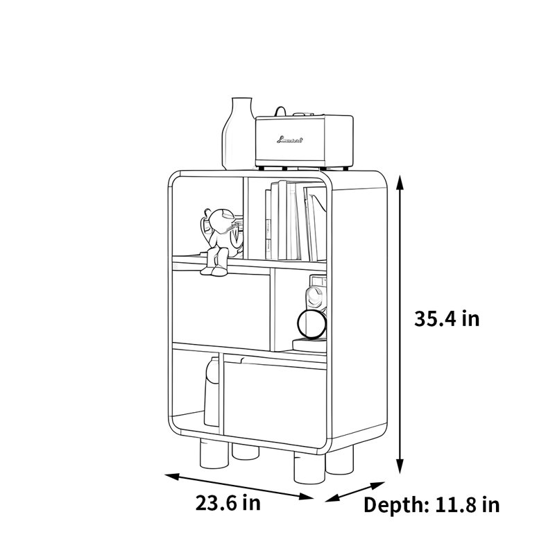 Martello, (3 tablettes) H 35,4 po x l 23,6 po x P 11,8 po