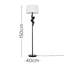 Meggan 150cm Traditional Floor Lamp-44251623-44251627-44251625
