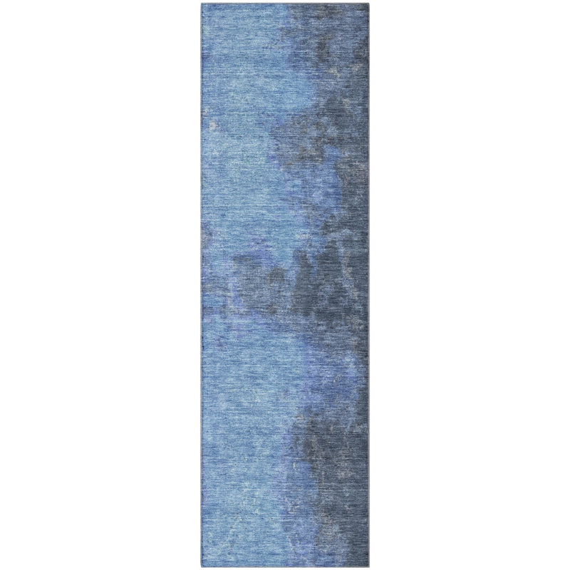 Premium Machine Washable Bucz AMF1742 Modern Rug, Runner 2'3" x 7'6"